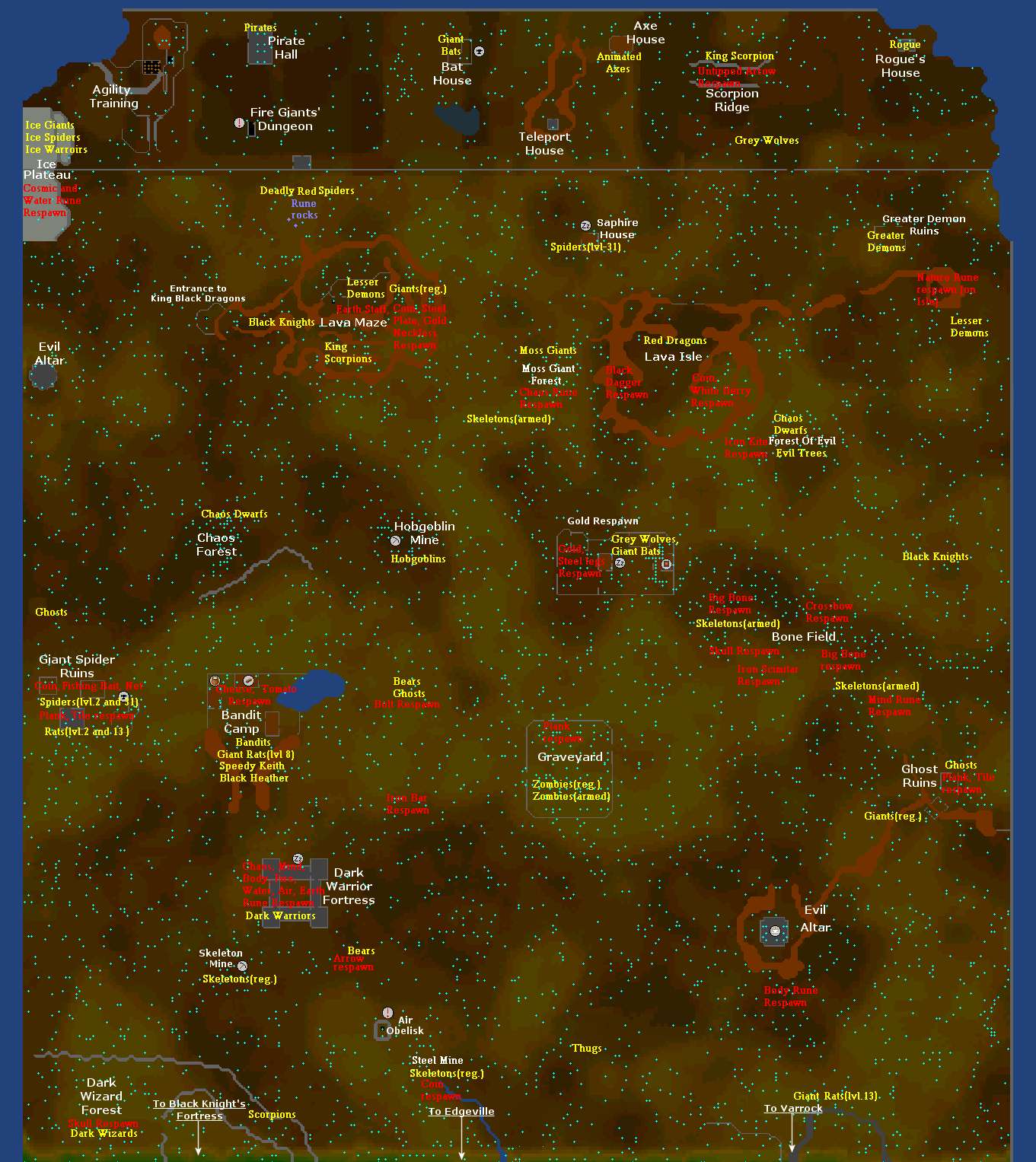 Wilderness Map